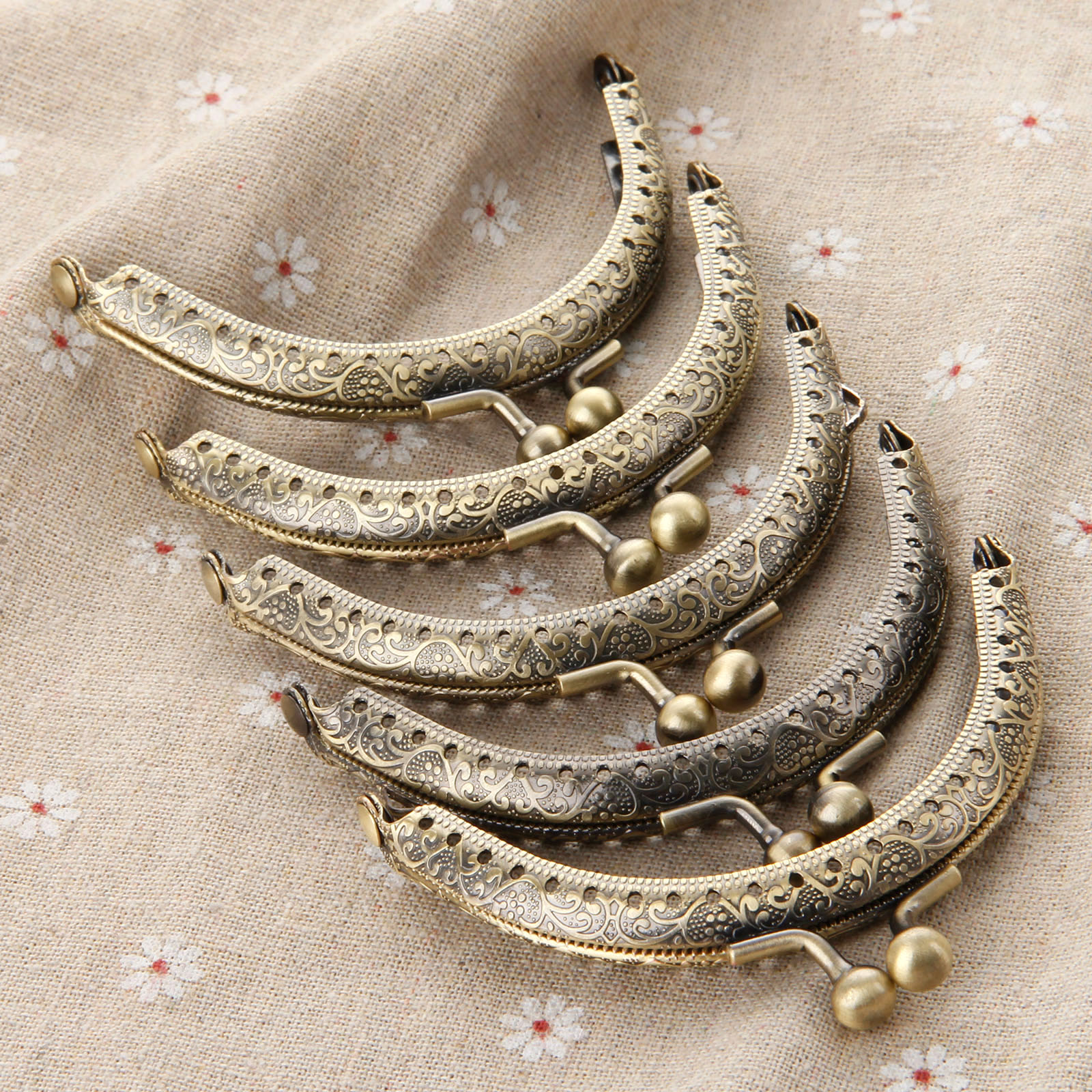 Purse Round Mouth Metal Frame Antique Bronze/Silver 8.5CM for Bag Making Sewing - Picture 15 of 16